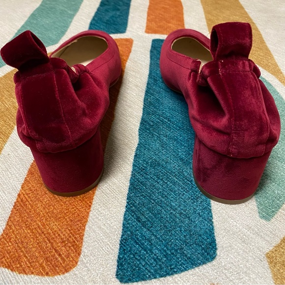 Everlane The Italian Leather Day Heel in Crimson Velvet Size 11 - Picture 8 of 8